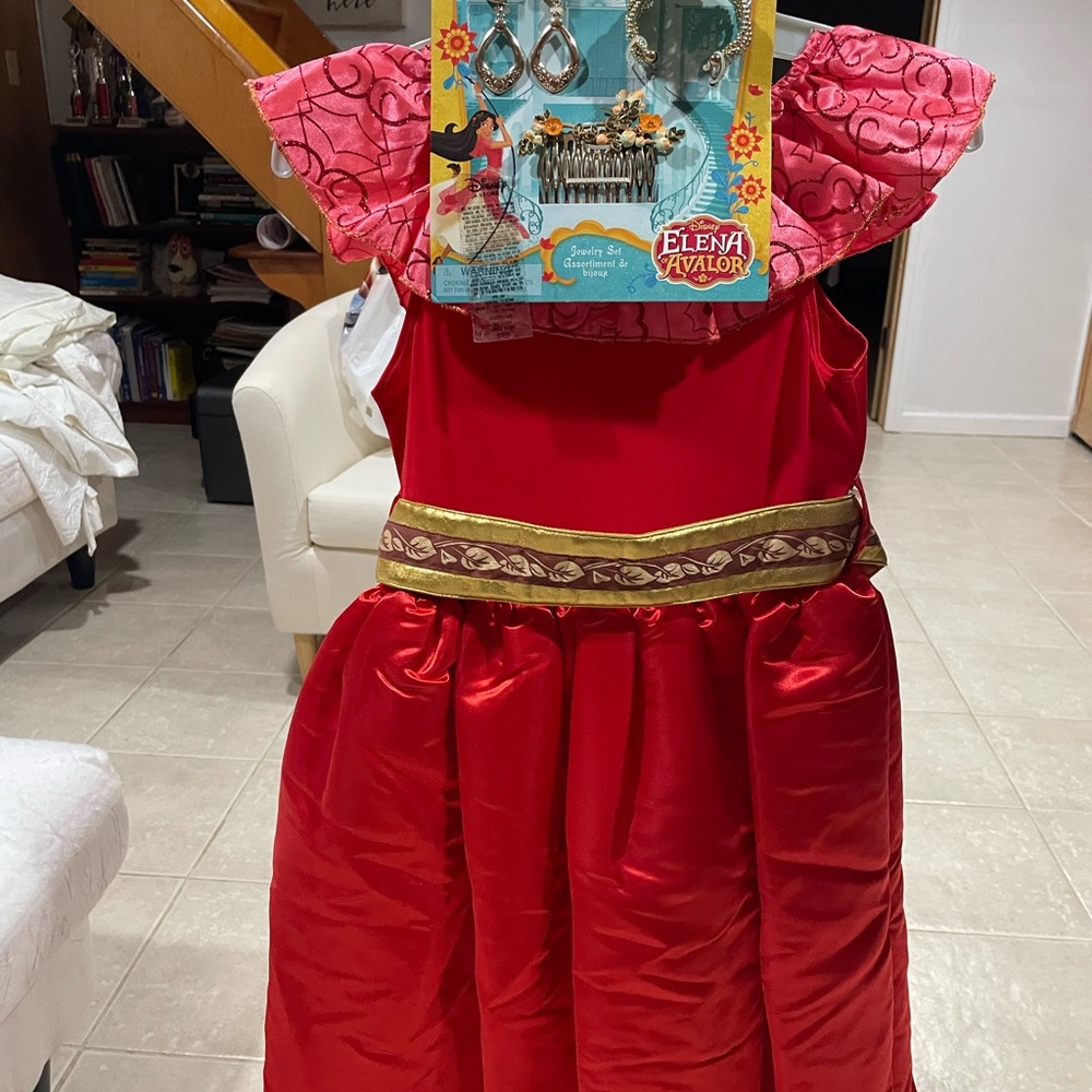 DISNEY ELENA OF AVALOR COSTUME FOR KIDS 5/6